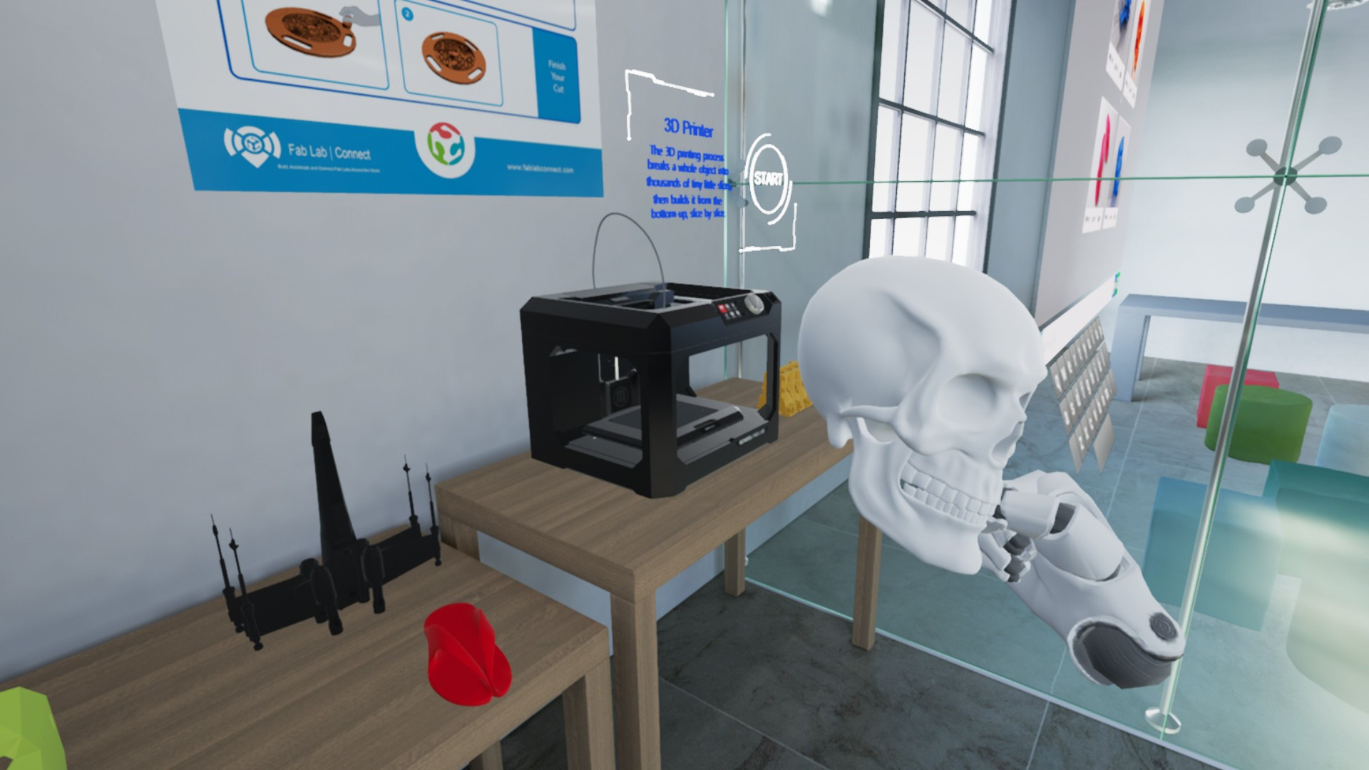 School Fab Lab VR - кадр 4