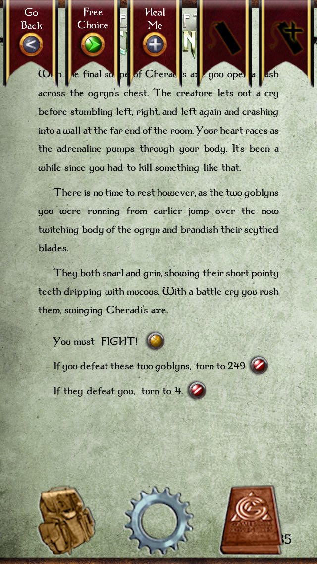 Gamebook Adventures 2: The Siege of the Necromancer - кадр 1