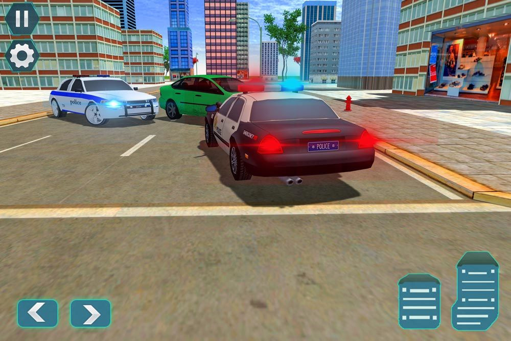 US Police Car Bank Robbery Gangster Chase (itch) - кадр 1