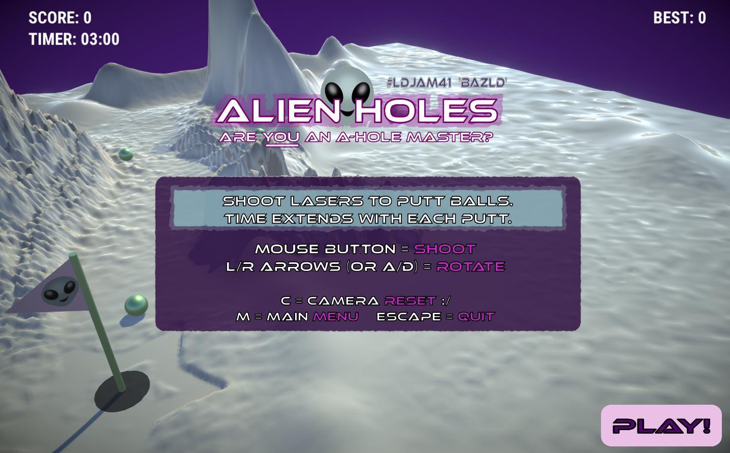 Alien Holes (itch) - кадр 1