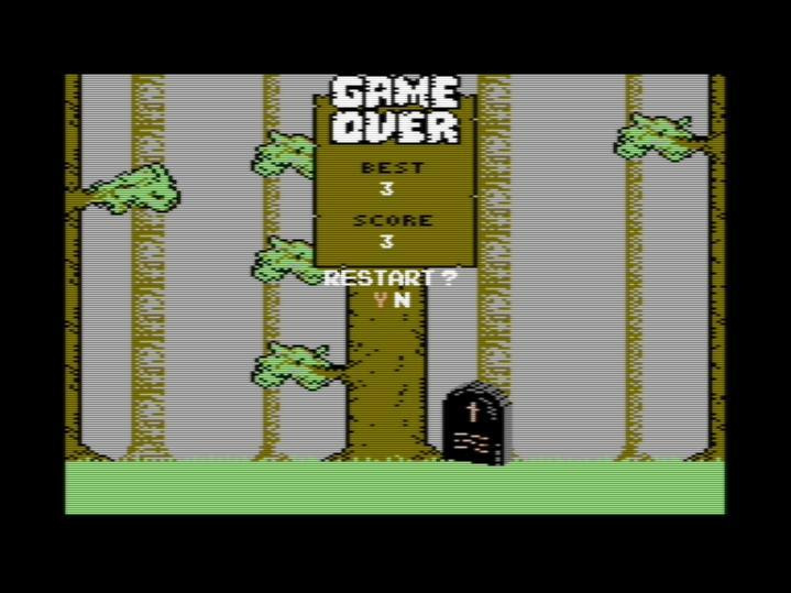 Lumberjack Deluxe Preview (C64 game) (itch) - кадр 2