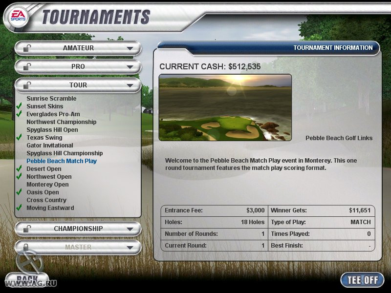 Tiger Woods PGA Tour 2004 - кадр 7