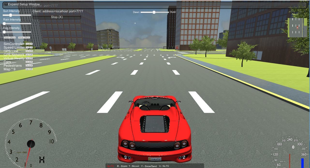 Driving Simulator (itch) - кадр 1