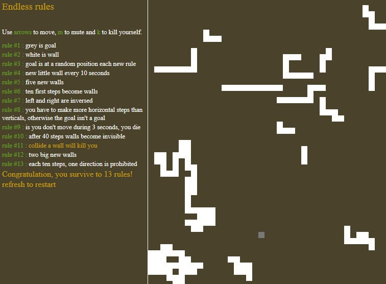 endless rules (itch) - кадр 1