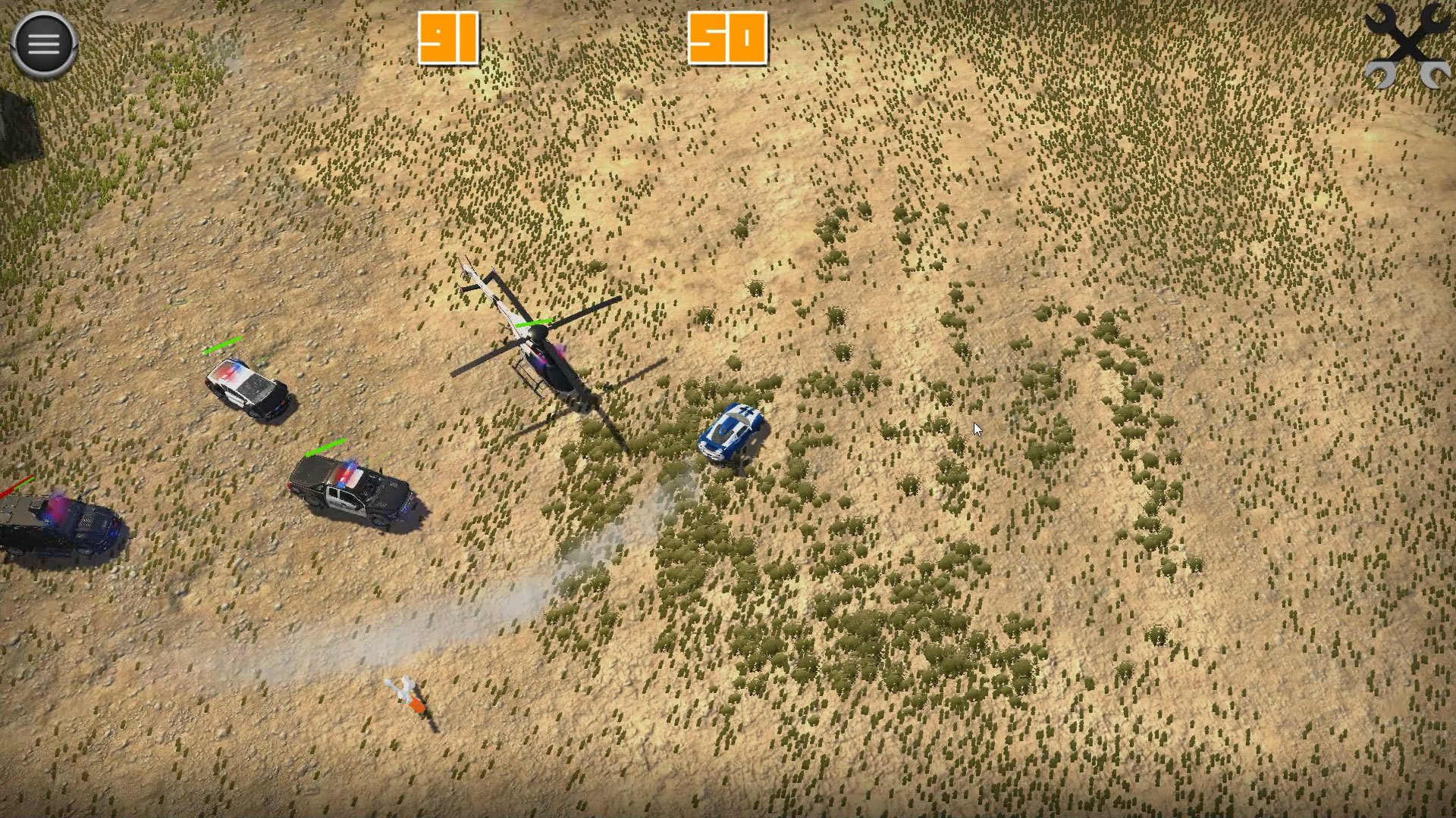 Police car chase (itch) - кадр 5