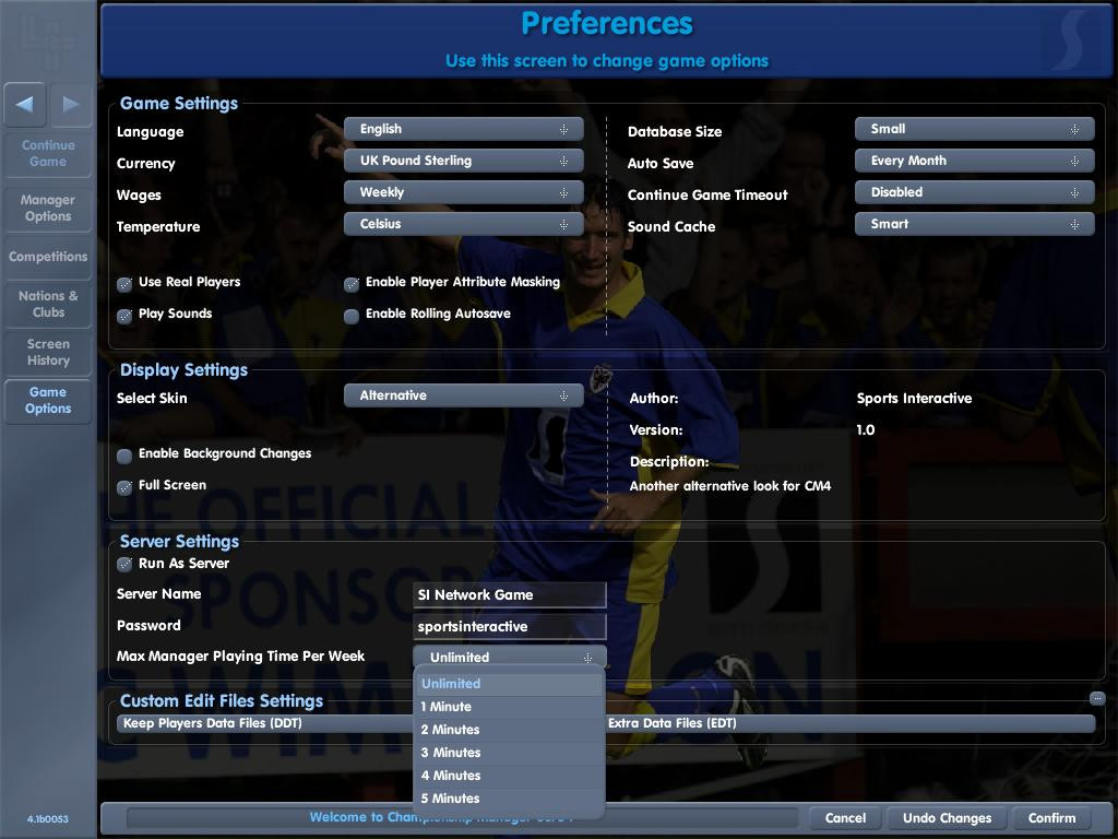 Championship Manager Season 03/04 - кадр 12