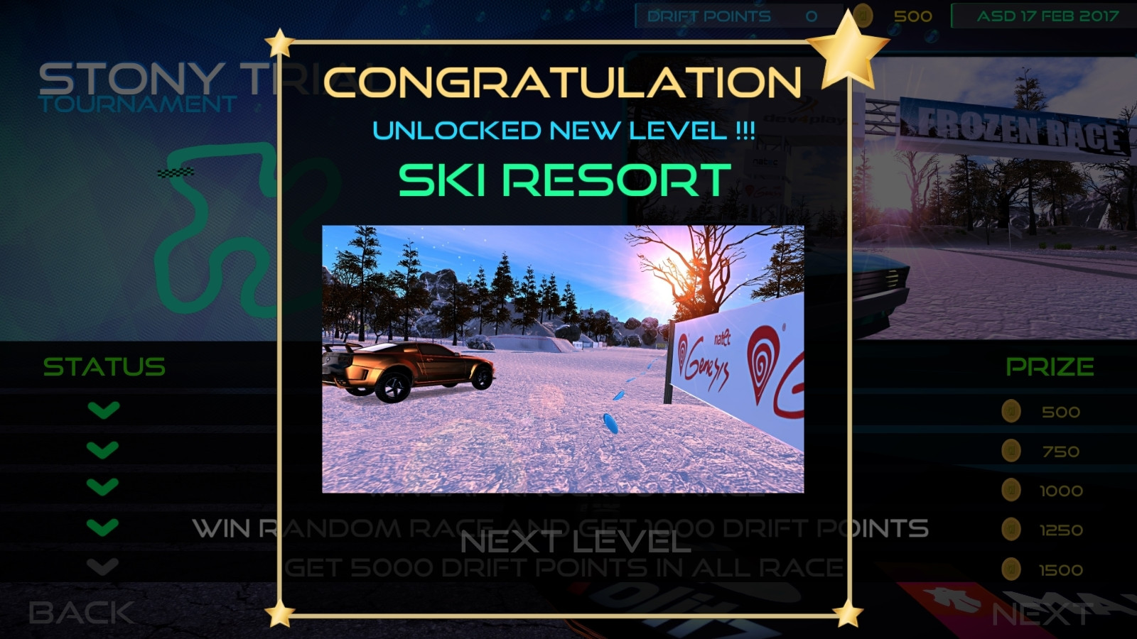 Frozen Drift Race (itch) (Libredia) - кадр 4