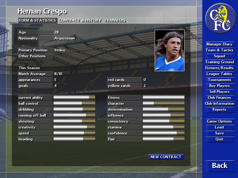 Club Manager 03/04 - кадр 5