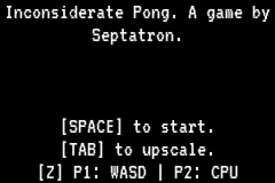Inconsiderate Pong (itch) - кадр 1
