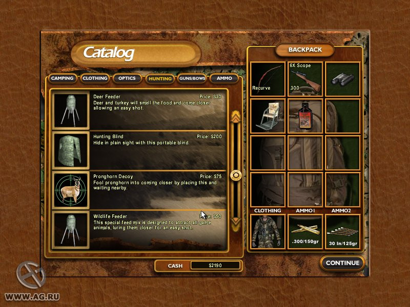 Cabela's GrandSlam Hunting: 2004 Trophies - кадр 2