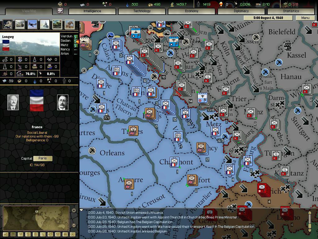 Darkest Hour: A Hearts of Iron Game - кадр 8