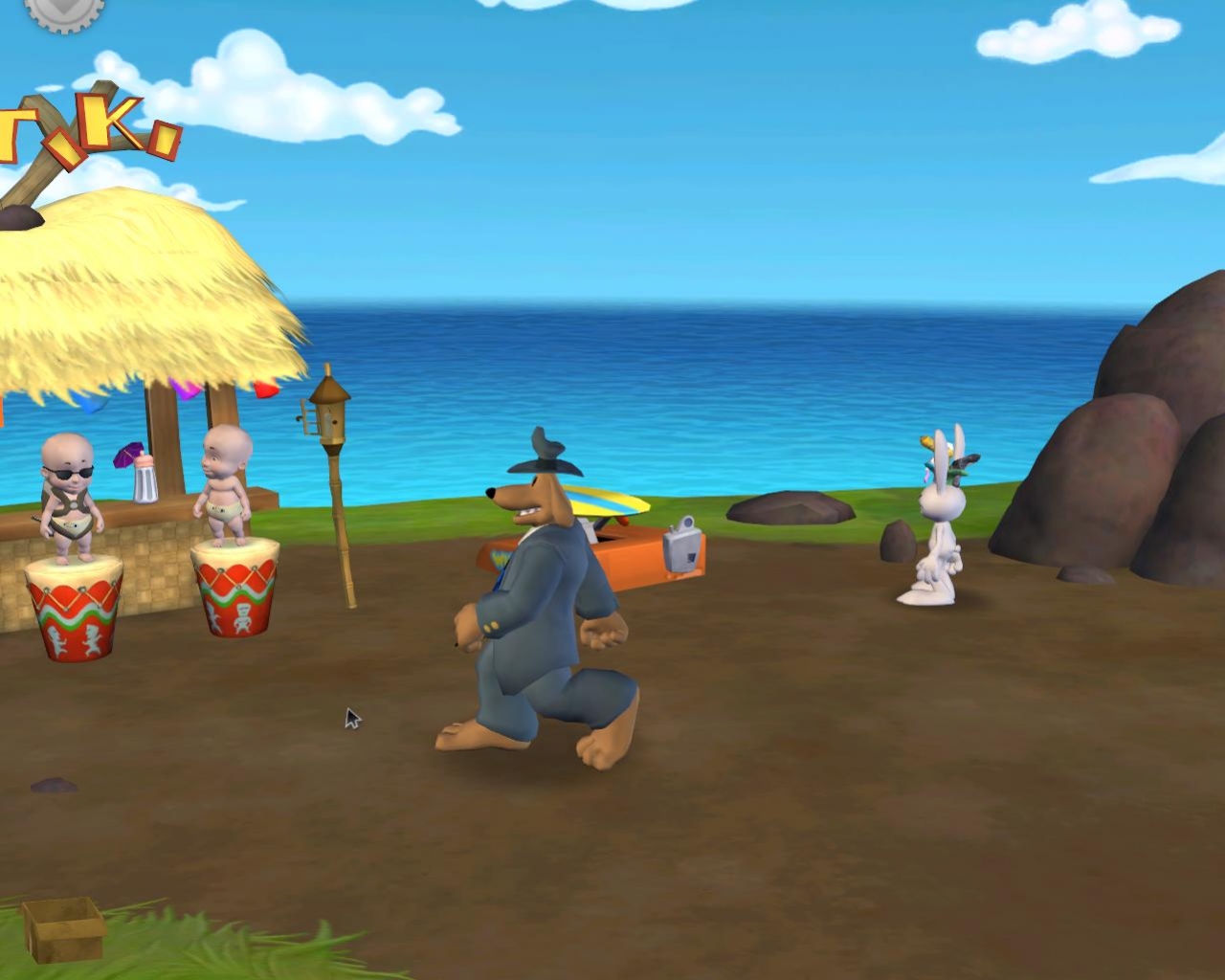 Sam & Max: Season 2 - Episode 2 - Moai Better Blues - кадр 4