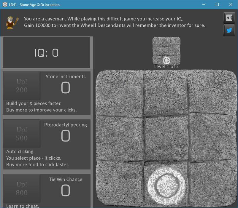 Stone Age X/O: Inception (itch) - кадр 1