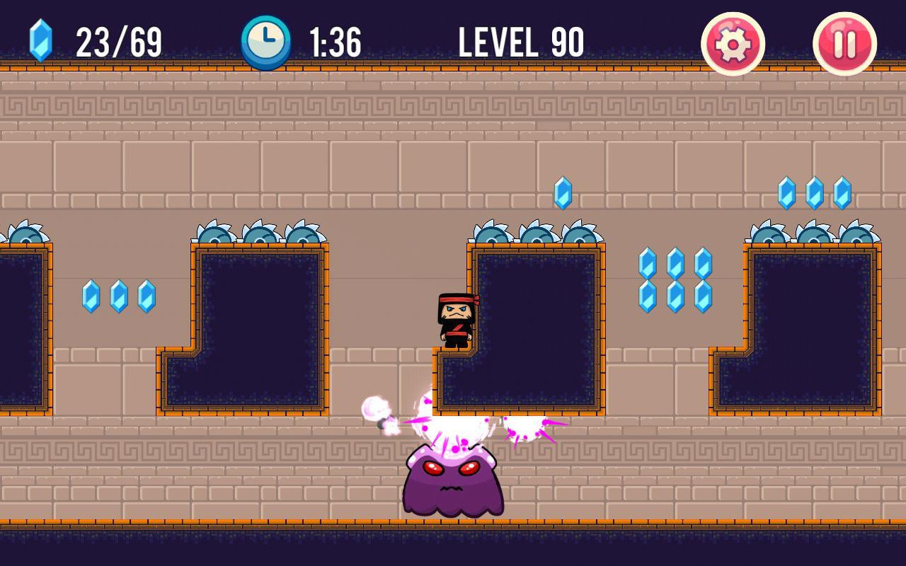 Power Ninja - arcade platformer (itch) - кадр 1