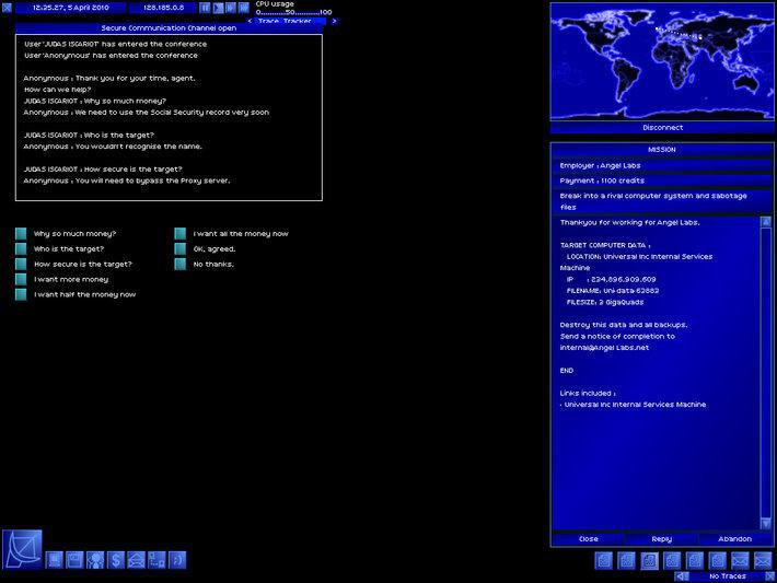 Uplink: Hacker Elite - кадр 1