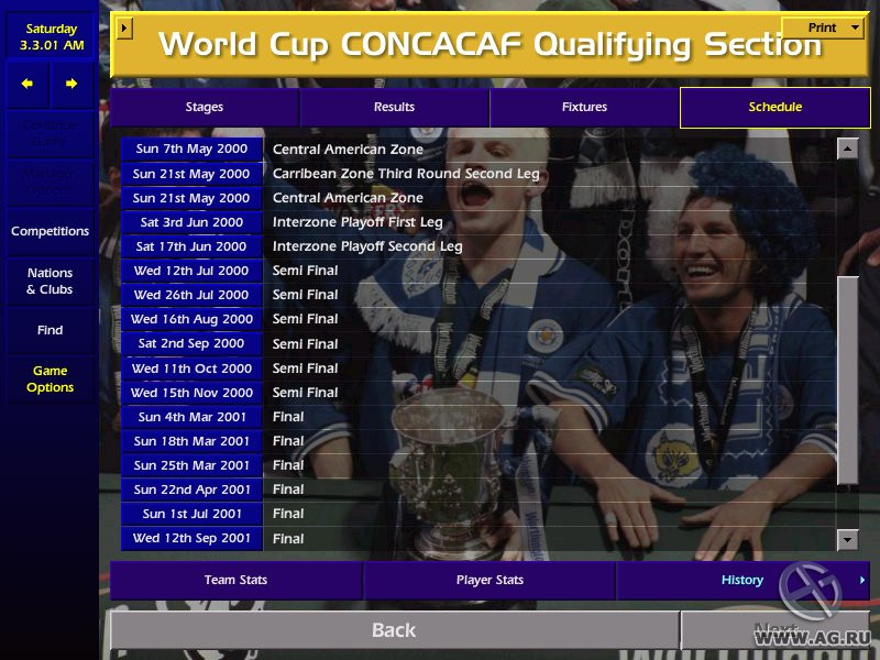 Championship Manager Season 00/01 - кадр 7