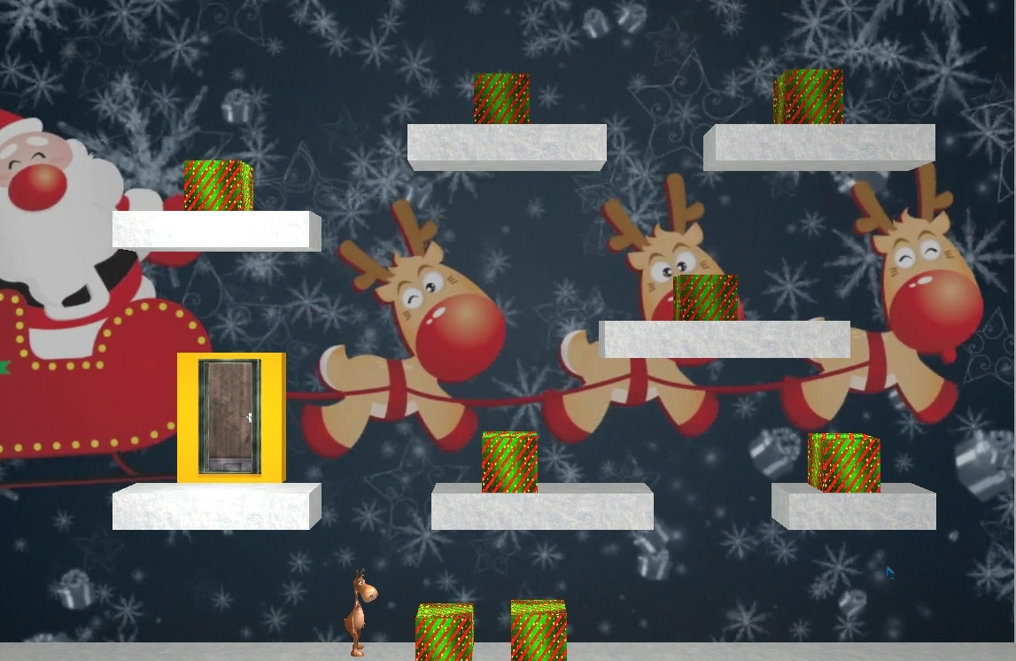Rudolfs Dream Mini Christmas Videogame (itch) - кадр 2