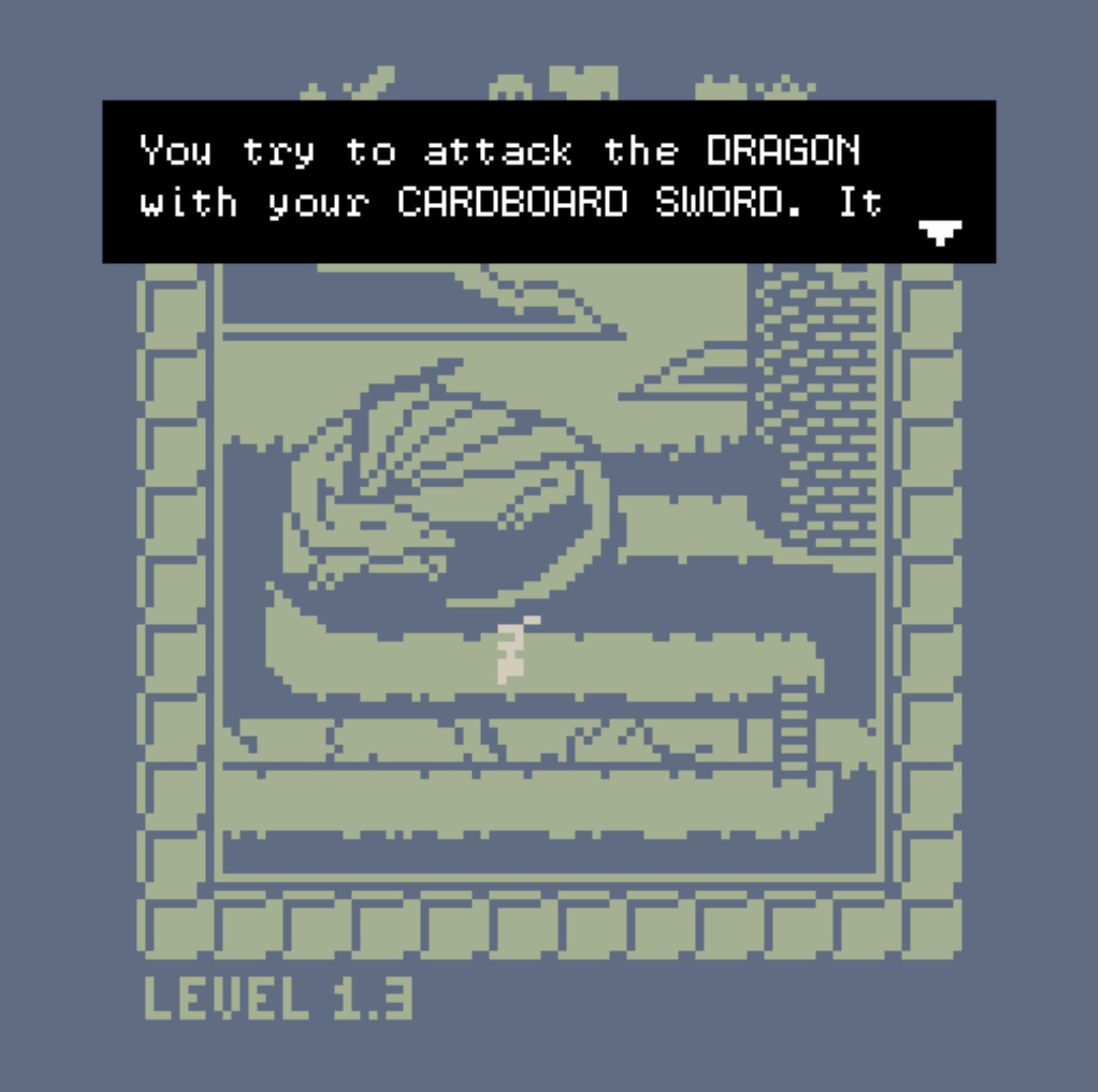 Get sword, kill dragon, save princess (itch) - кадр 1