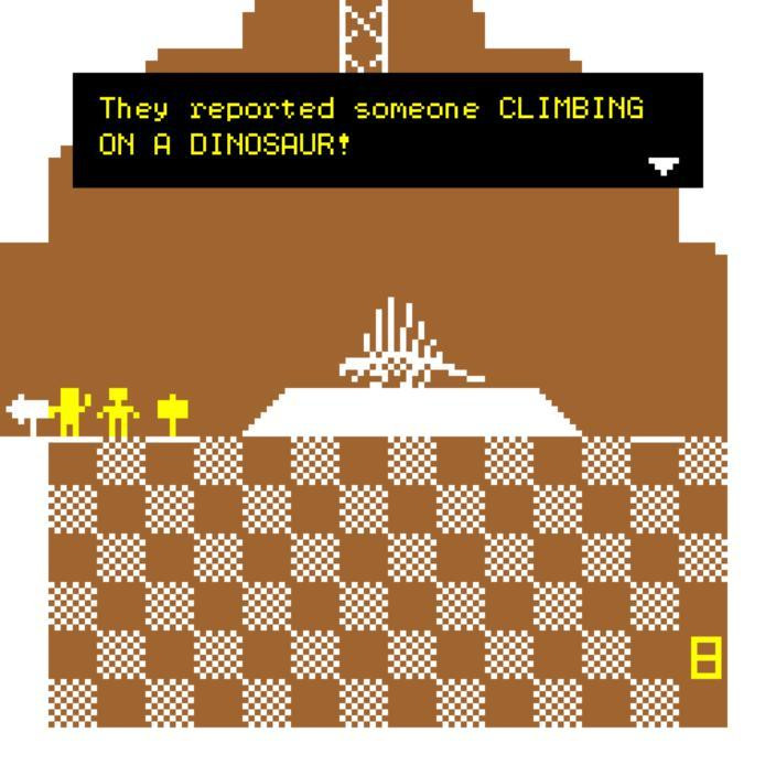 Please Do Not Climb on the Dinosaurs (itch) - кадр 3