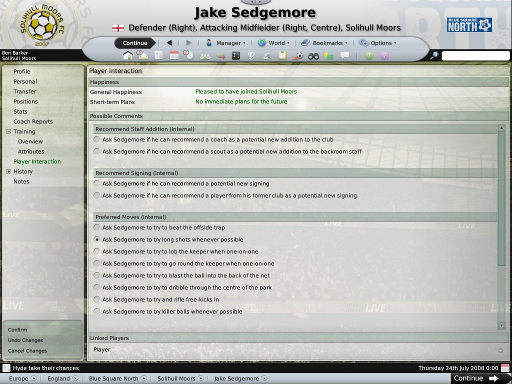 Football Manager 2009 - кадр 10