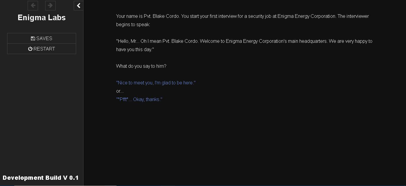 Enigma Labs (itch) - кадр 1