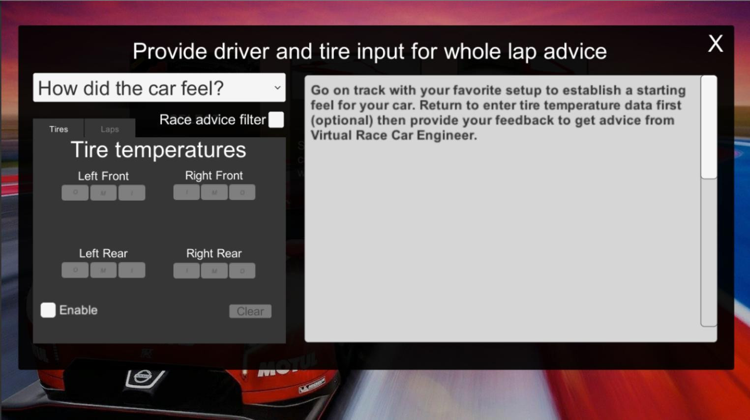 Virtual Race Car Engineer 2018 (PC & Android package) (itch) - кадр 3