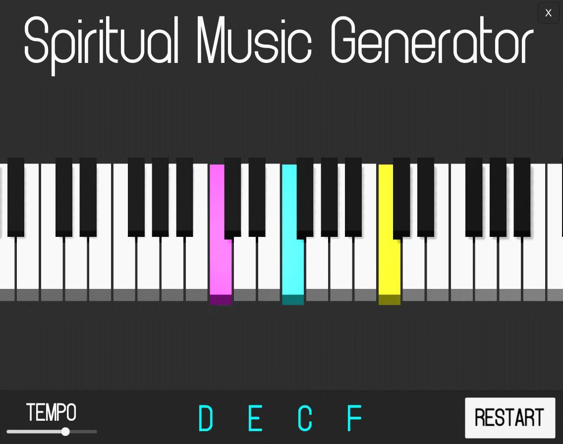 Spiritual Music Generator (itch) - кадр 1