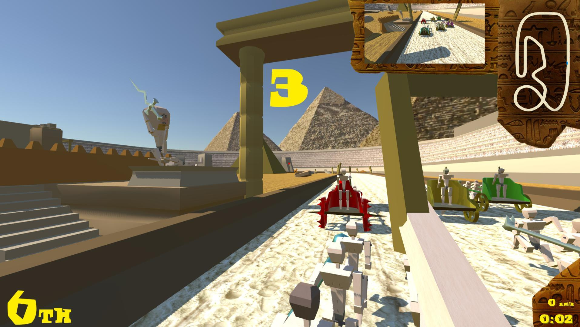 National Egyptian Slave Racing League (itch) - кадр 2
