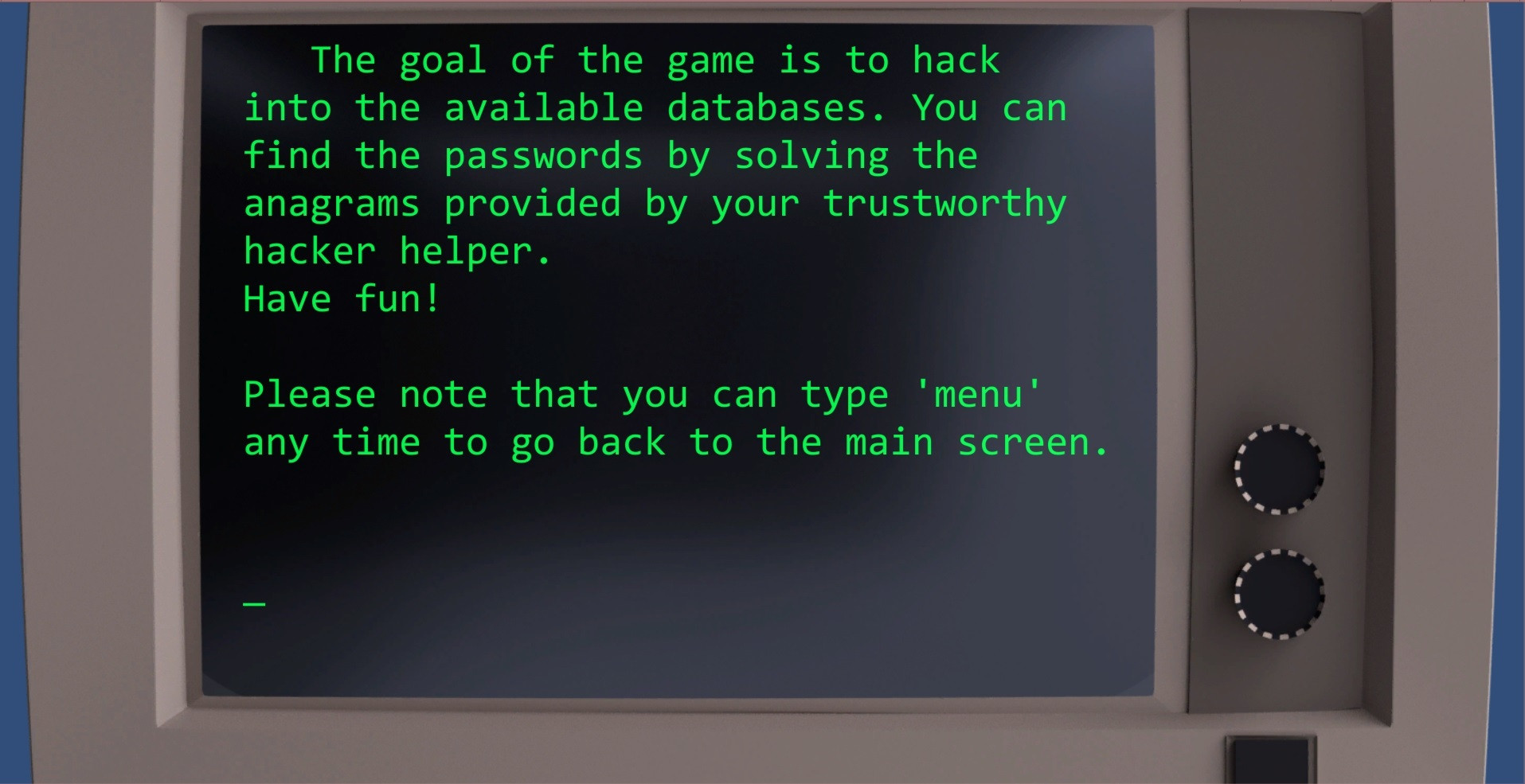 Terminal Hacker (itch) (Icos29) - кадр 1