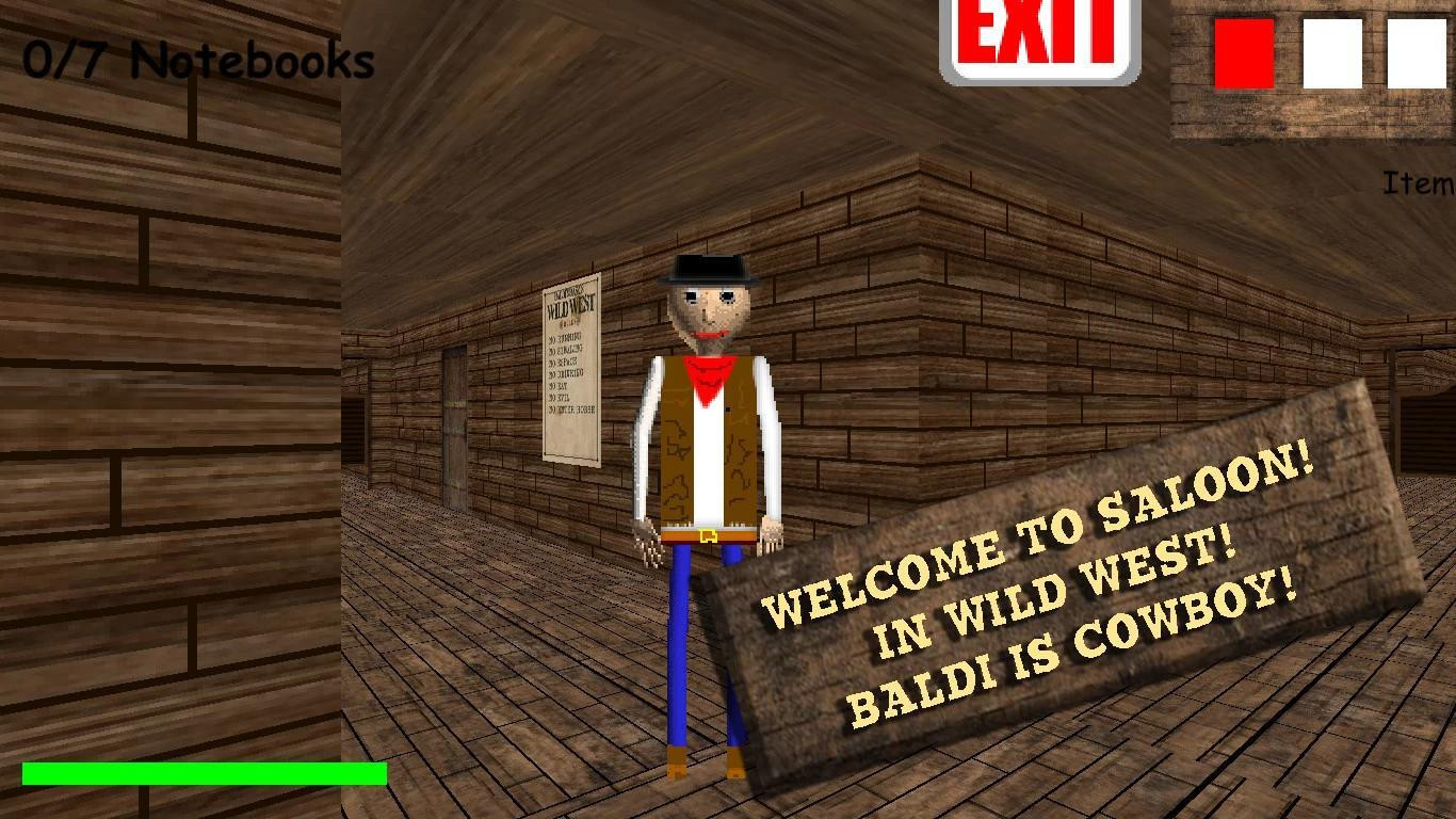 Sheriff Baldi in Wild West (PC Port) (itch) - кадр 1