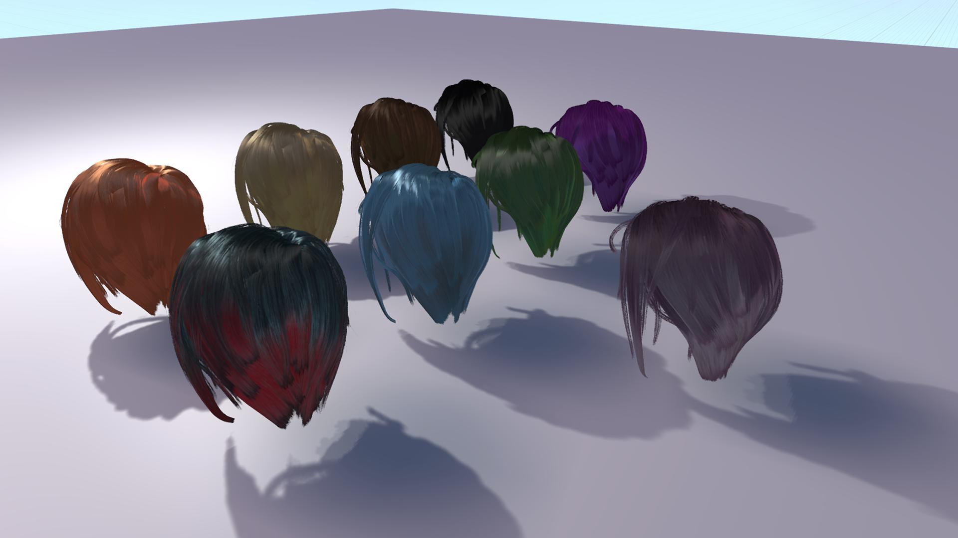 Unreal Engine+Unity Hair Shaders (itch) - кадр 2