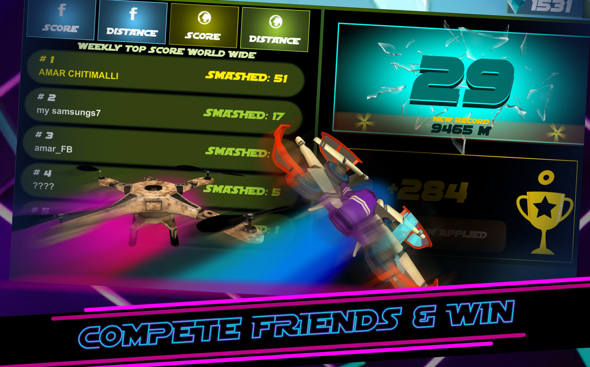 Smash Wars: Drone Racing (itch) - кадр 1