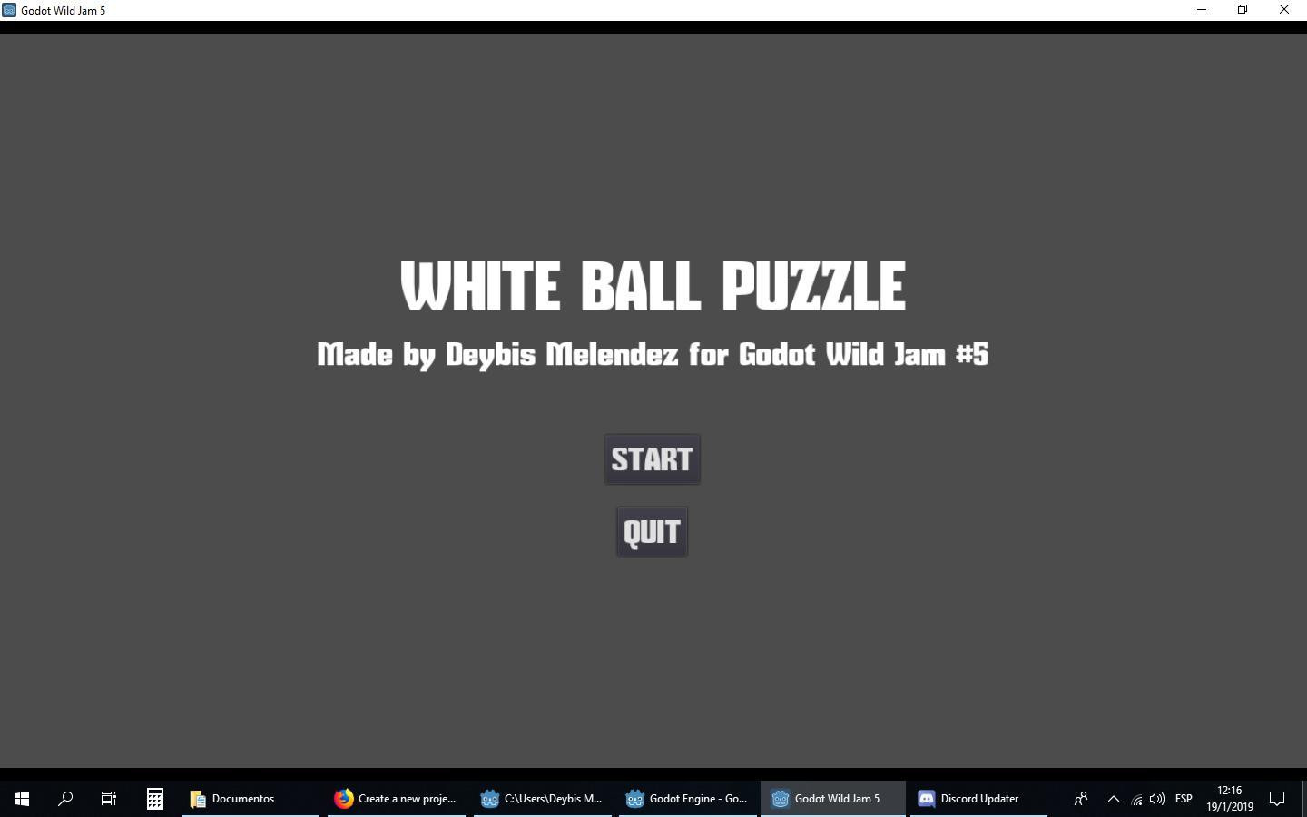 White Ball Puzzle (itch) - кадр 1