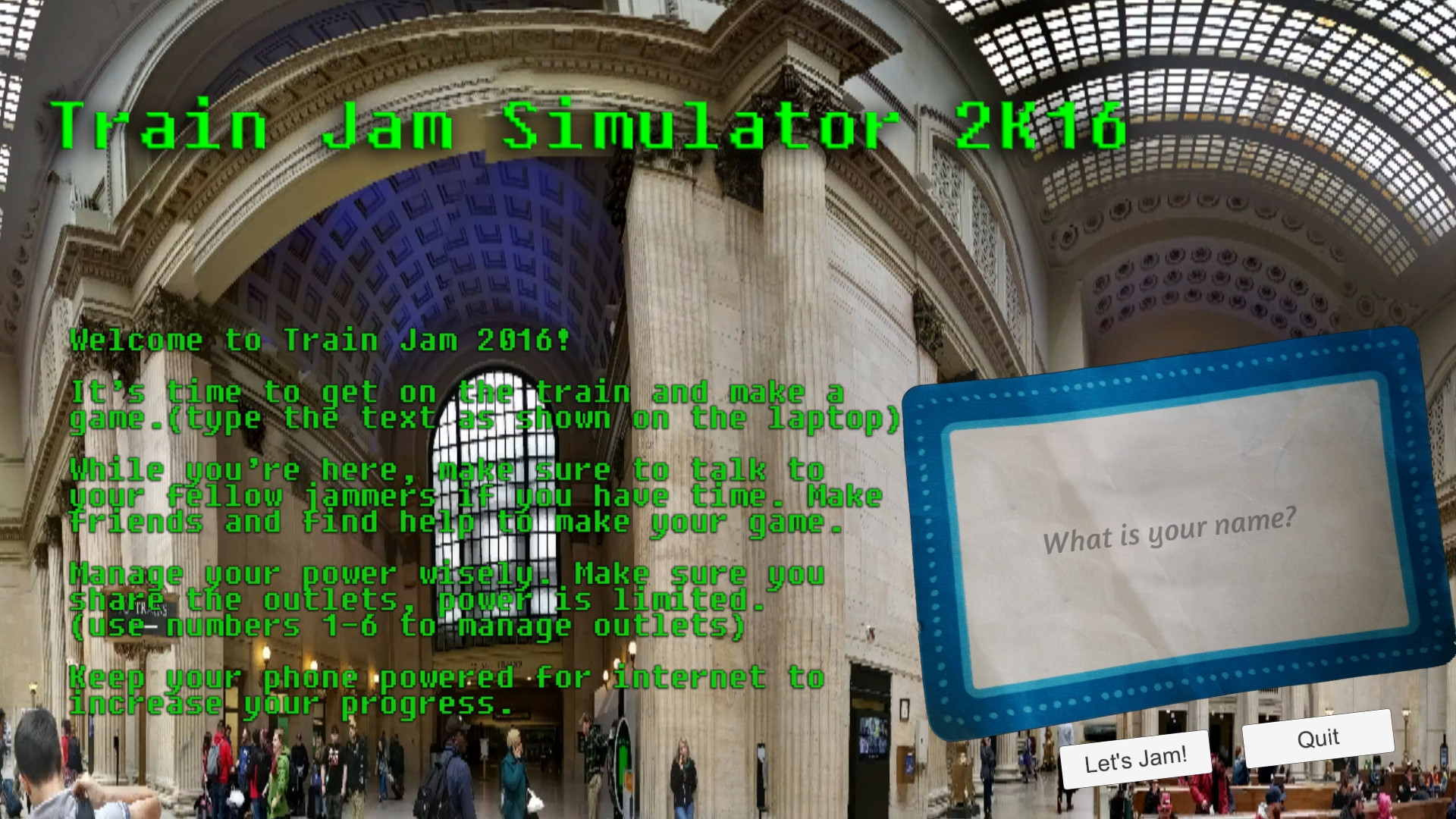 Train Jam Simulator 2K16 (itch) - кадр 2