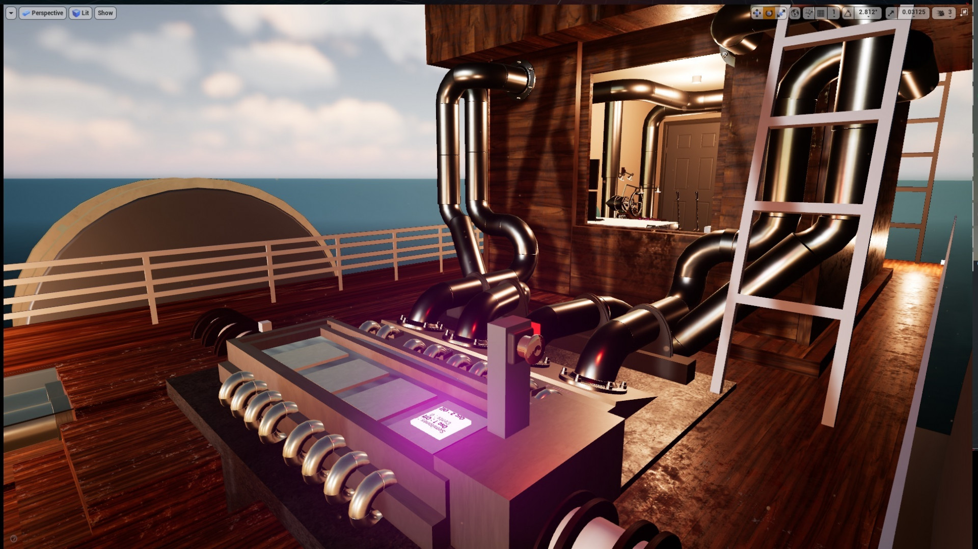 SynthBoat VR (itch) - кадр 3
