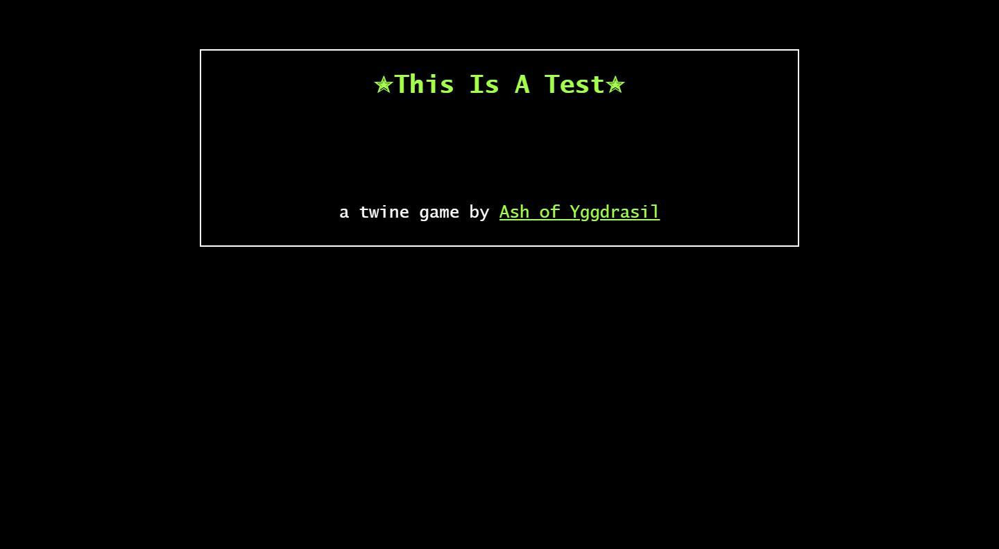 This Is A Test (itch) - кадр 4