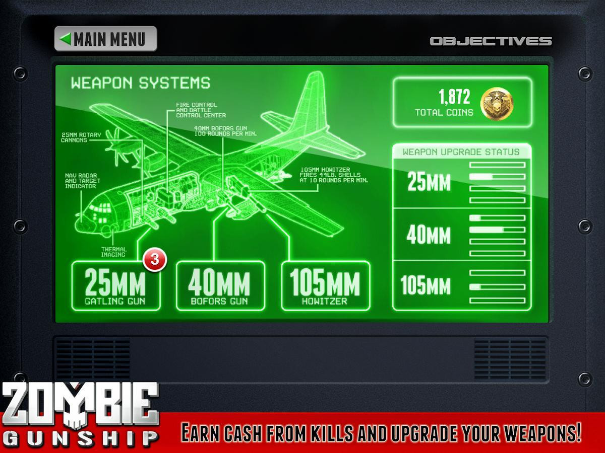 Zombie Gunship Zero - кадр 1