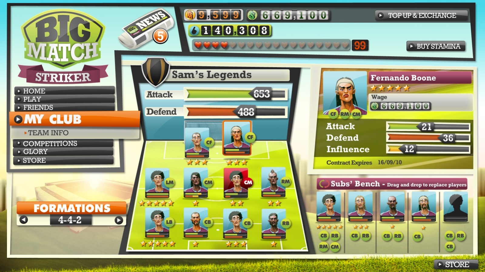 Big Match Striker - кадр 11