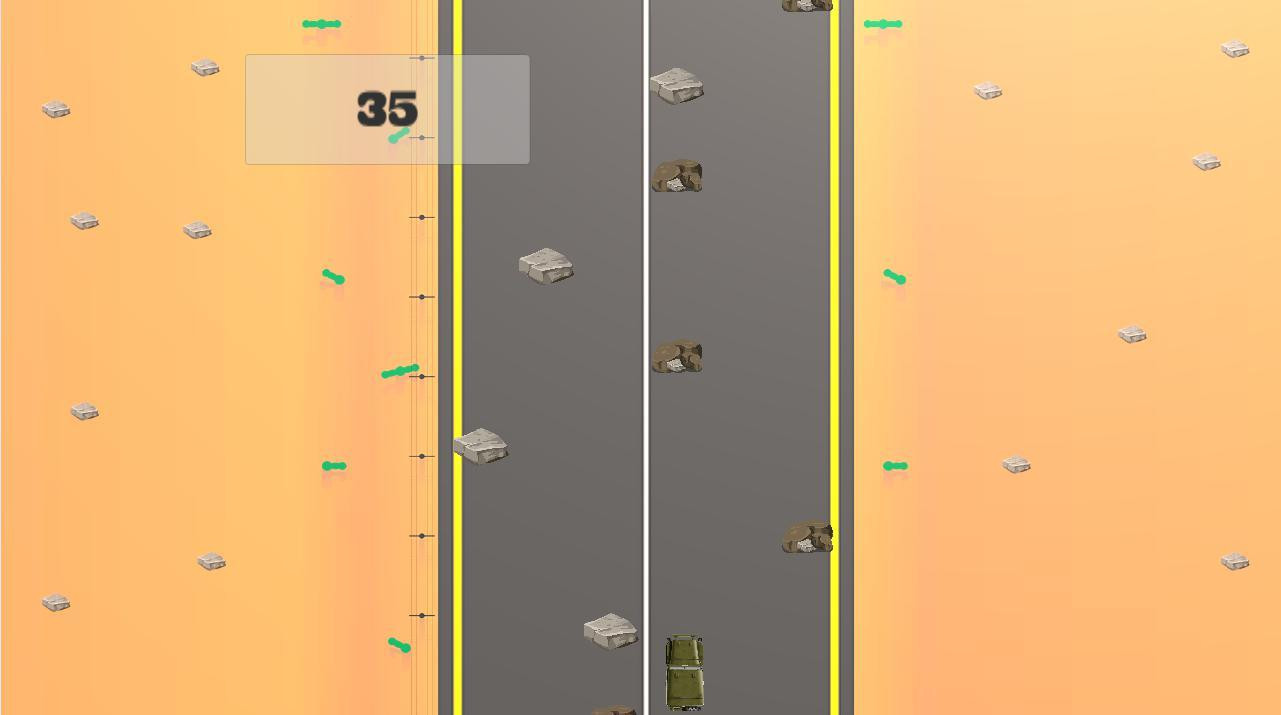 Desert Road 2D (itch) - кадр 1
