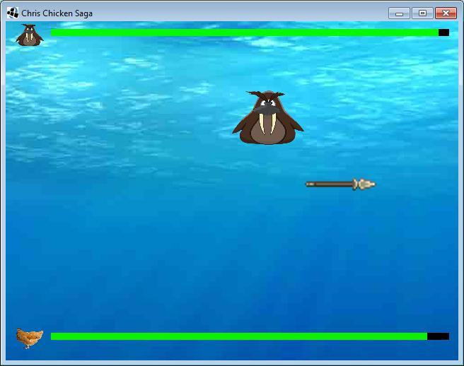 Chris Chicken Saga Part 1 - Underwater Chicken (itch) - кадр 1