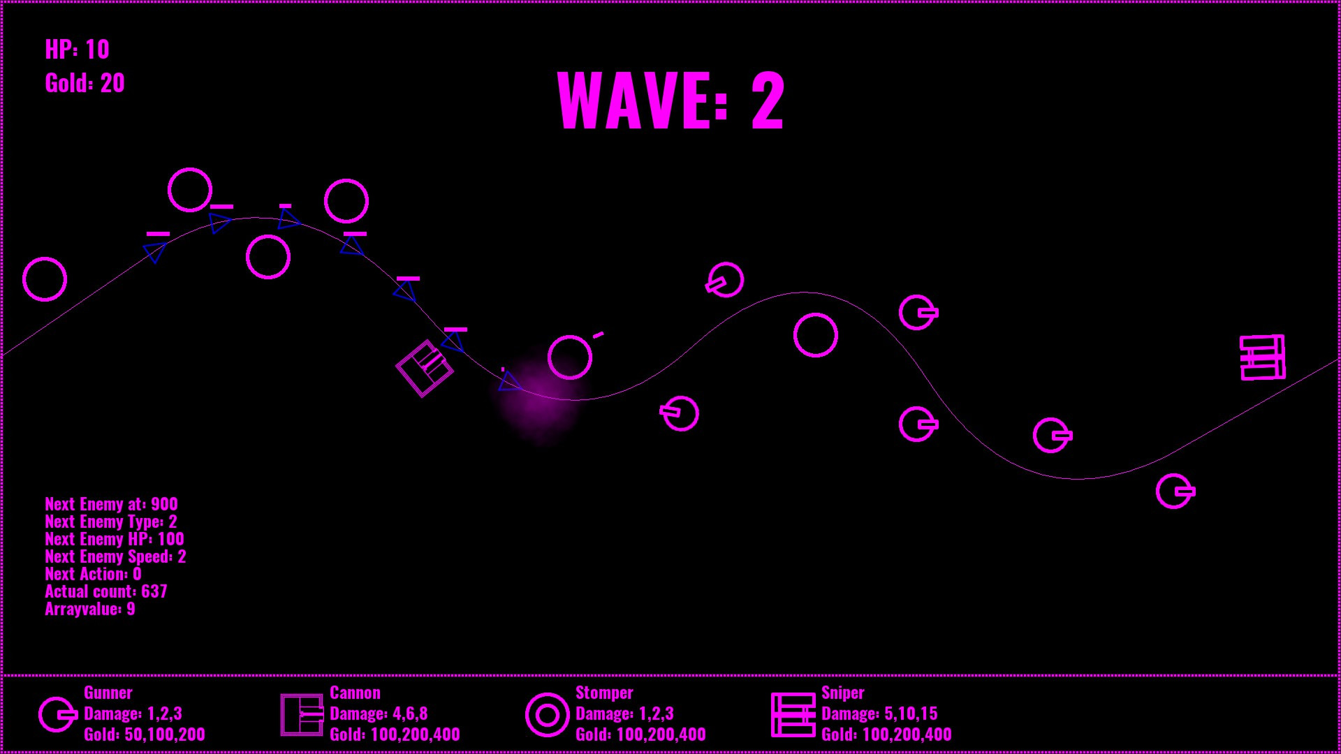 Neon Defense 1: Pink Power - кадр 5