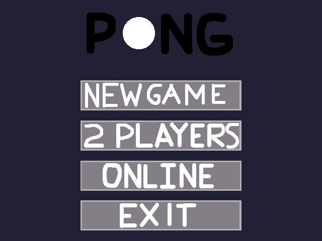 SDL Pong (itch) - кадр 1