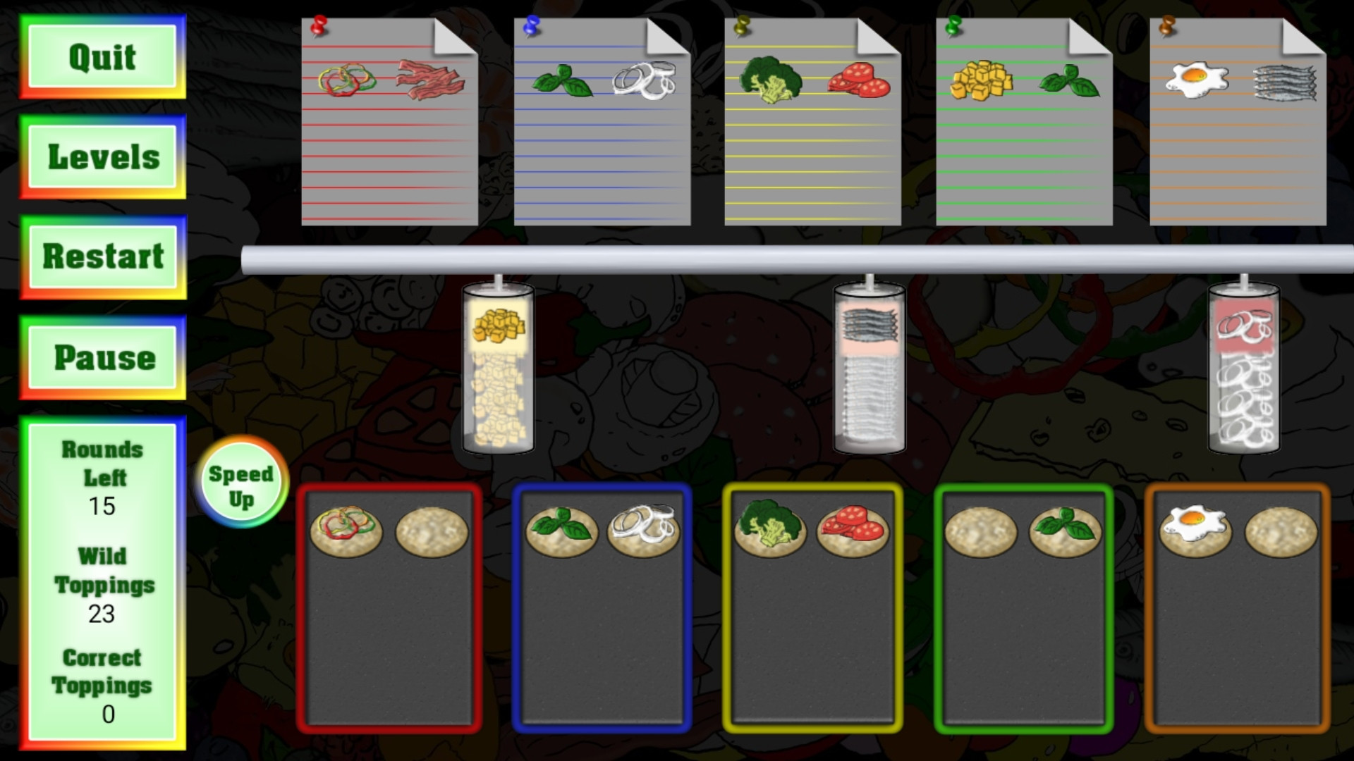 Pizza Toppings Drop (itch) - кадр 1