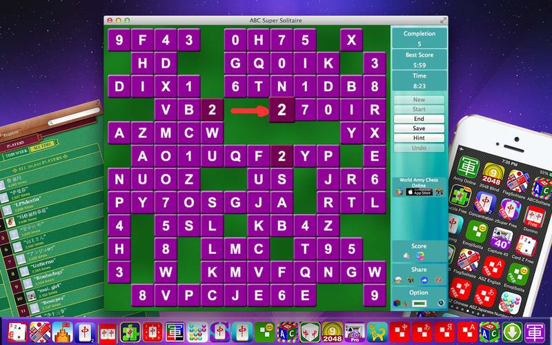 ABC Super Solitaire Free - A Brain Game - кадр 3