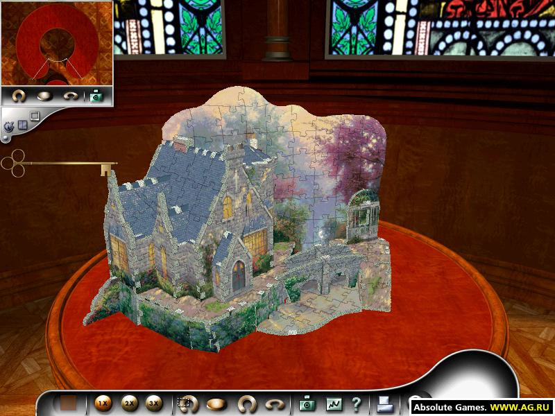 Puzz-3D: Thomas Kinkade's Lamplight Manor - кадр 3