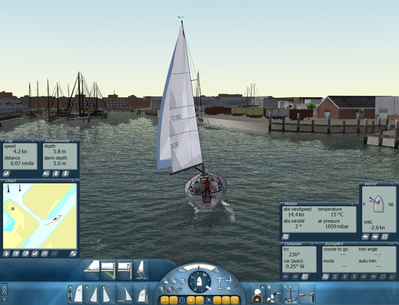 Sail Simulator 2010 - кадр 9