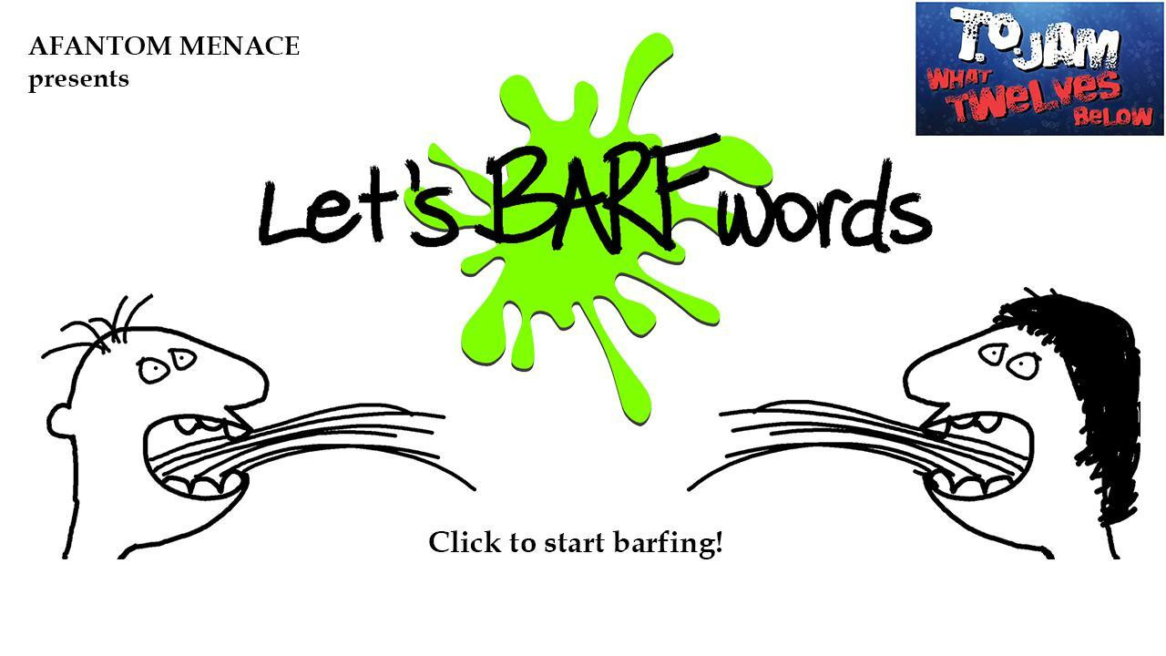 Let's Barf Words (itch) - кадр 1