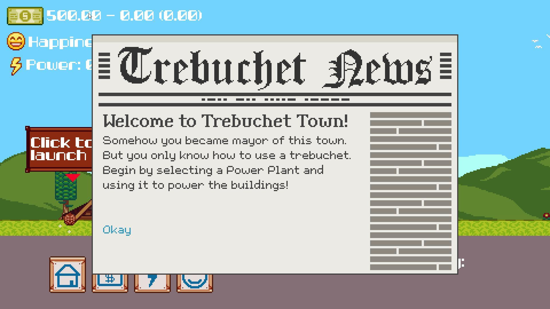 Trebuchet Town (itch) - кадр 1