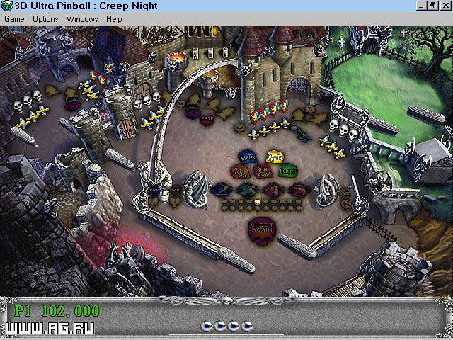 3-D Ultra Pinball: Creep Night - кадр 1