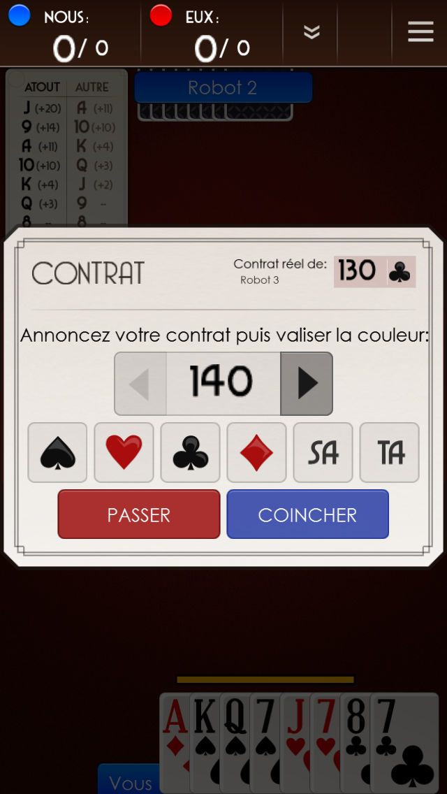 Belote Gratuit Jogatina - кадр 2